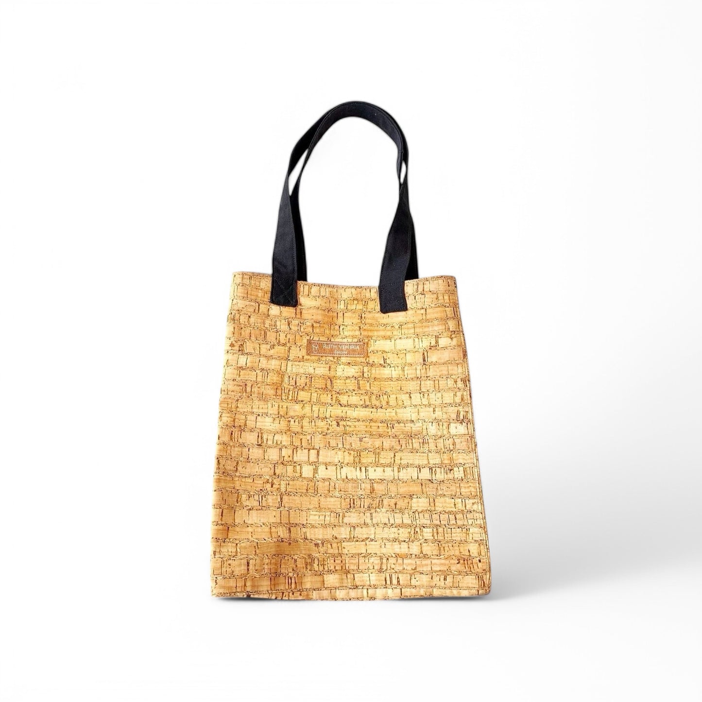 ¡Explora la Elegancia Única! Tote Bag Diseñado por Ruth Yenira en Tonos de Corcho y Magos Negros