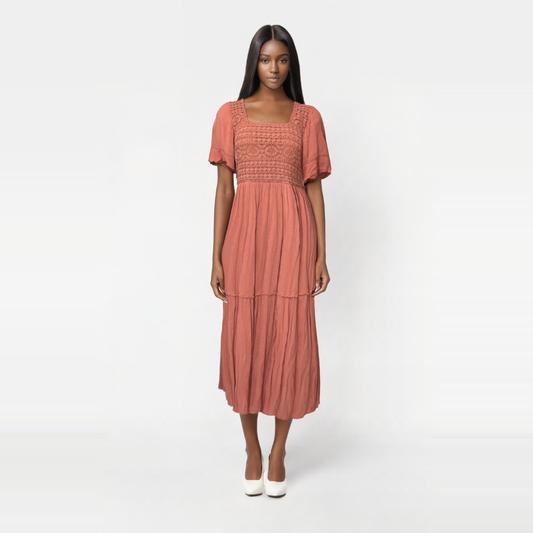 Vestido House Maxi - Estilo y Comodidad sin Límites pieza sostenible talla S