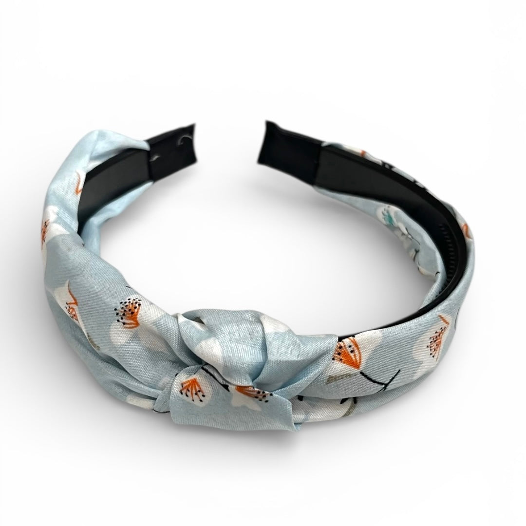 Diadema Azul Estampado Floral