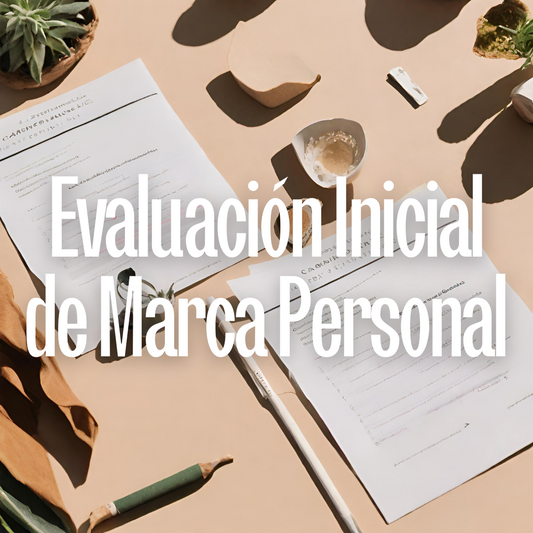 ASESORÍA EVALUACIÓN INICIAL DE MARCA PERSONAL-1 pieza sostenible talla Default Title