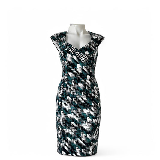 Vestido verde White House & Black Market talla 4 pieza sostenible talla 4