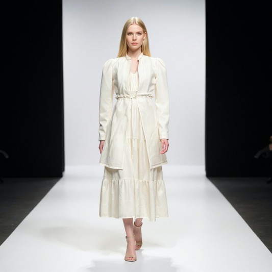 Chaqueta Crema – Colección Parousía