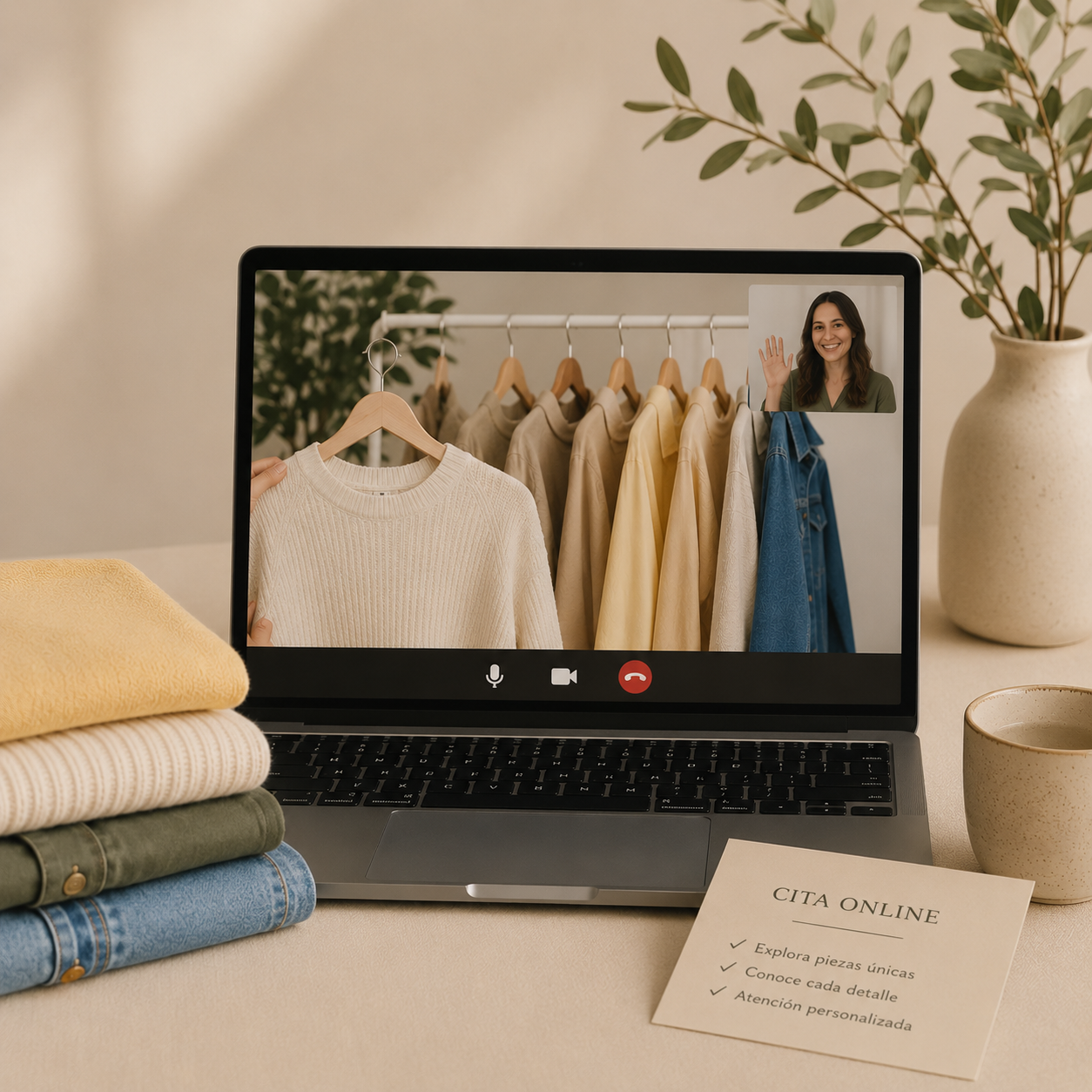 Agenda tu cita virtual personalizada y descubre nuestra colección preloved.