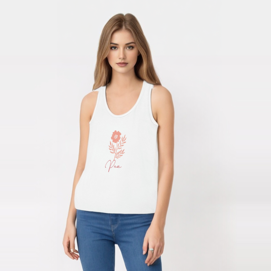 Women's Dreamer Tank Top pieza sostenible talla White