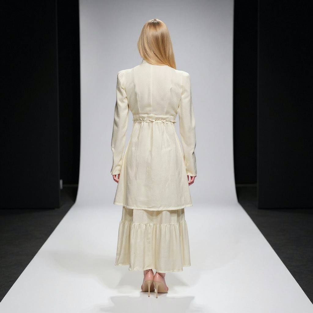 Chaqueta Crema – Colección Parousía