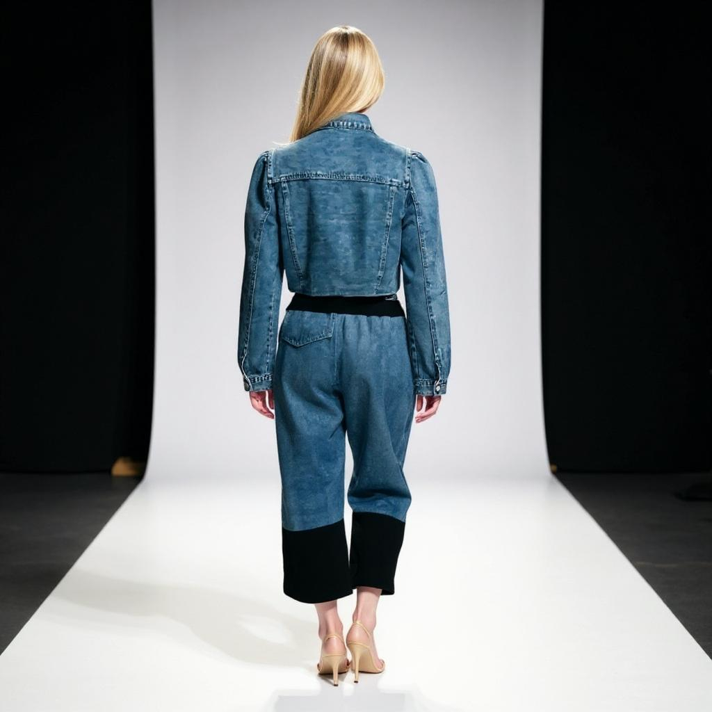 Set Chaqueta + Pantalón Denim – Colección Parousía