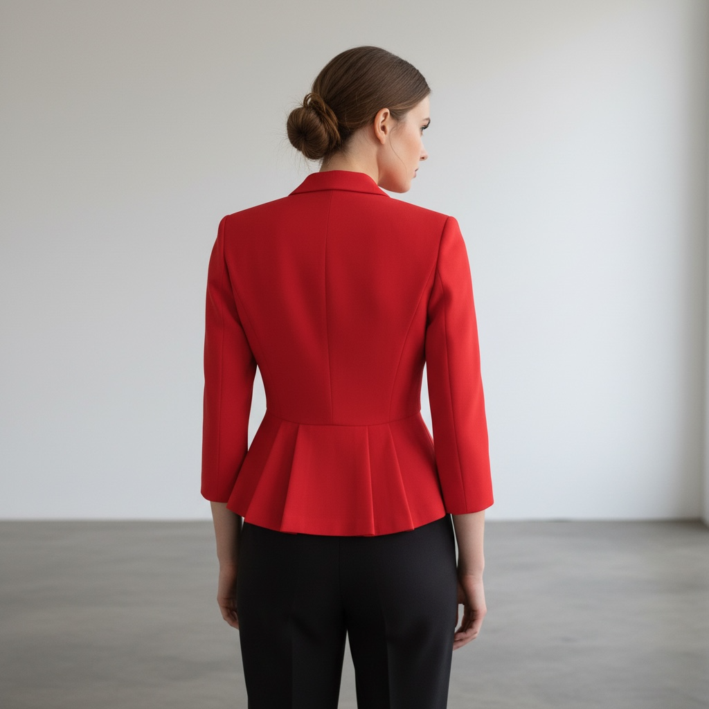 Blazer Forever 21 Preloved Rojo Talla M | Bohntage