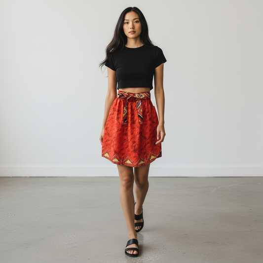 Falda Preloved boho Talla S | Bohntage