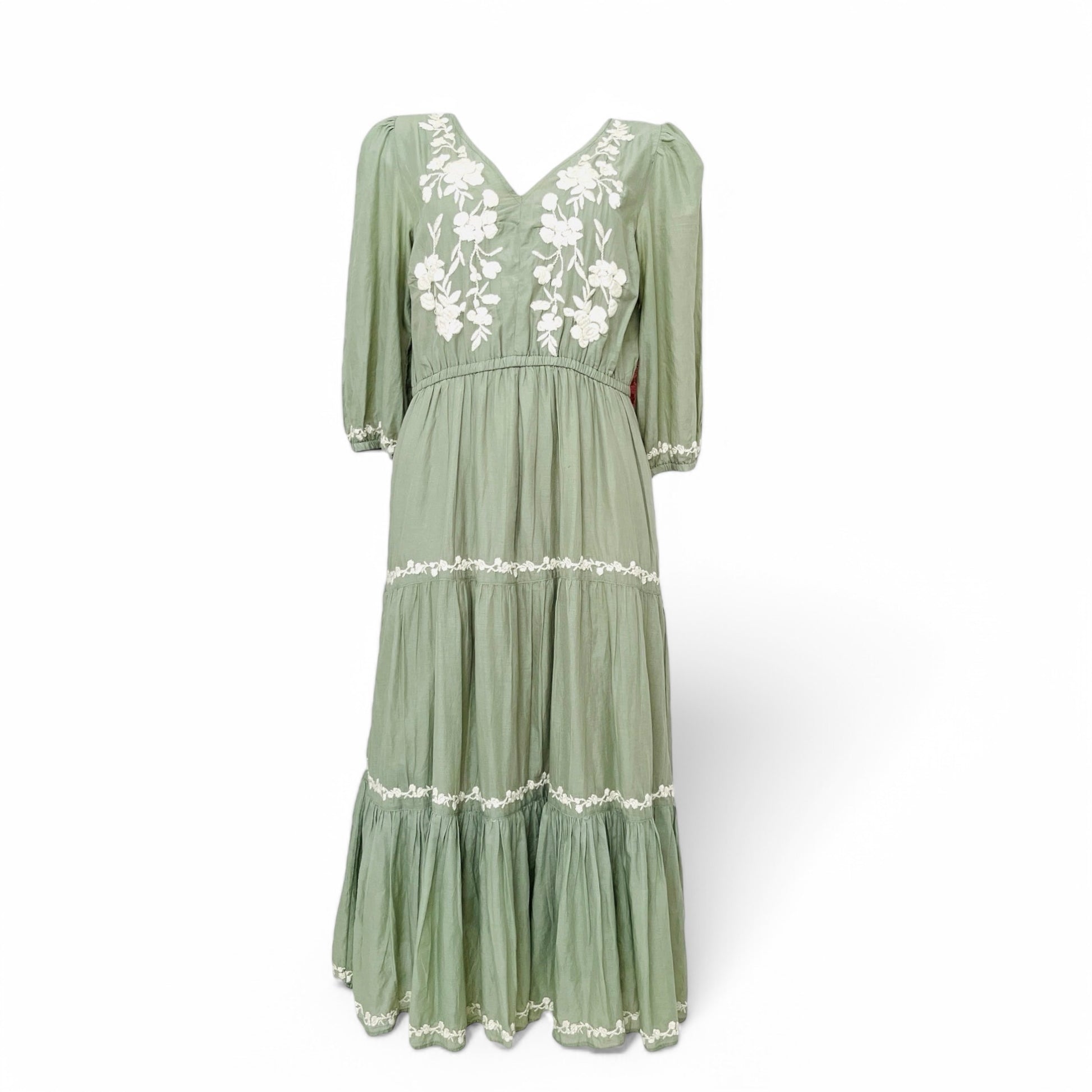 Traje Lucky & Brand Verde con Detalles de Bordado: Estilo y Elegancia en un Solo Dise‚àö¬±o" (Preloved) pieza sostenible talla M