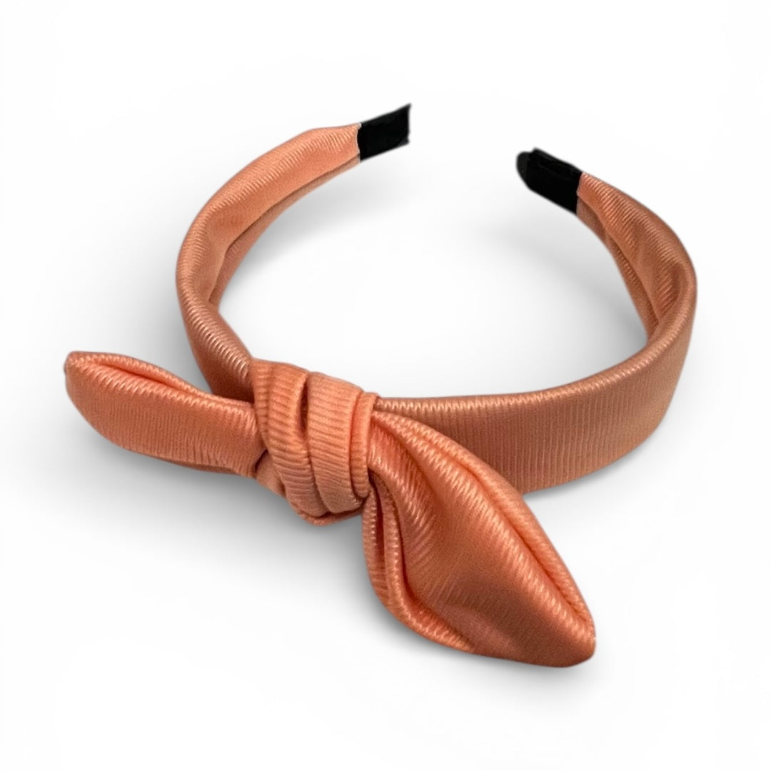 . Diadema Satinada Rosa Terracota