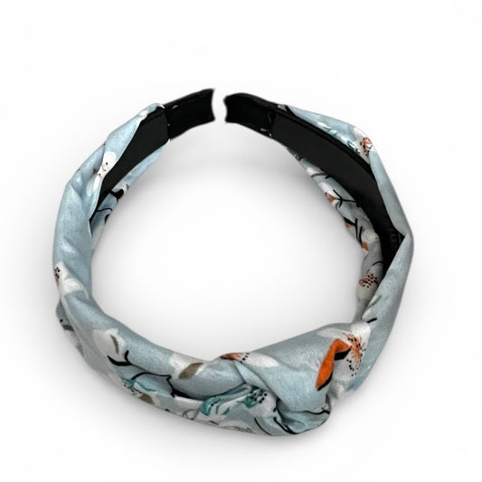 Diadema Azul Estampado Floral
