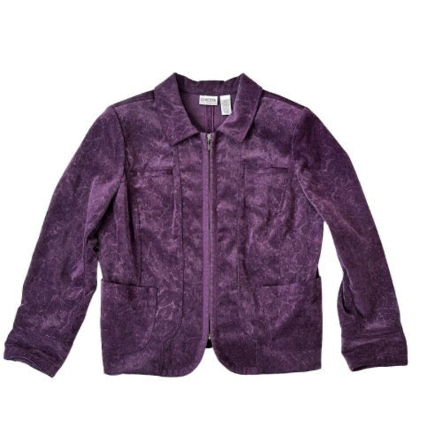 "Chaqueta violeta marca Chico's en tamaño 2 - Añade elegancia a tu guardarropa" talla 2 (Preloved)