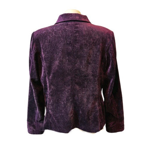 "Chaqueta violeta marca Chico's en tamaño 2 - Añade elegancia a tu guardarropa" talla 2 (Preloved)