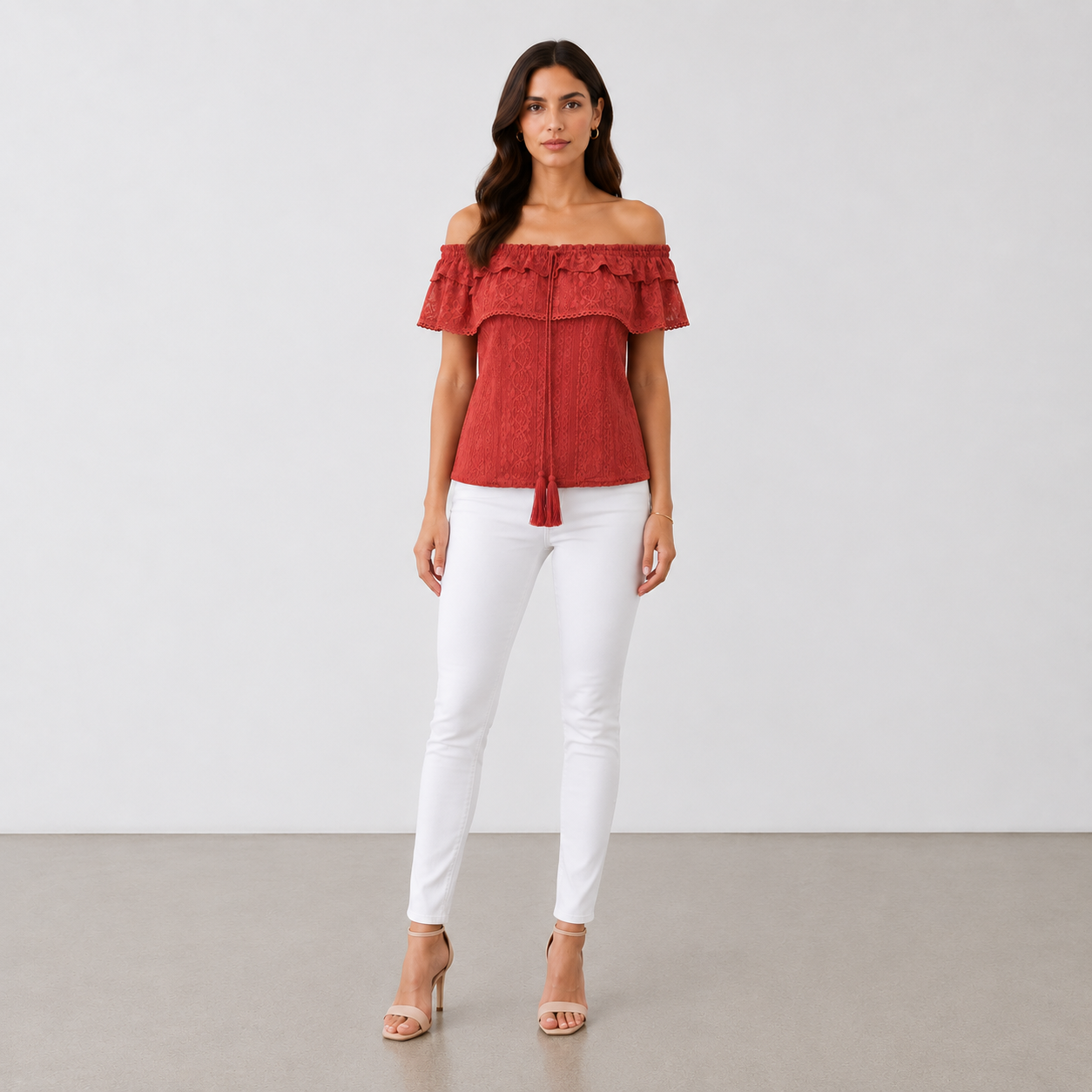Blusa de encaje