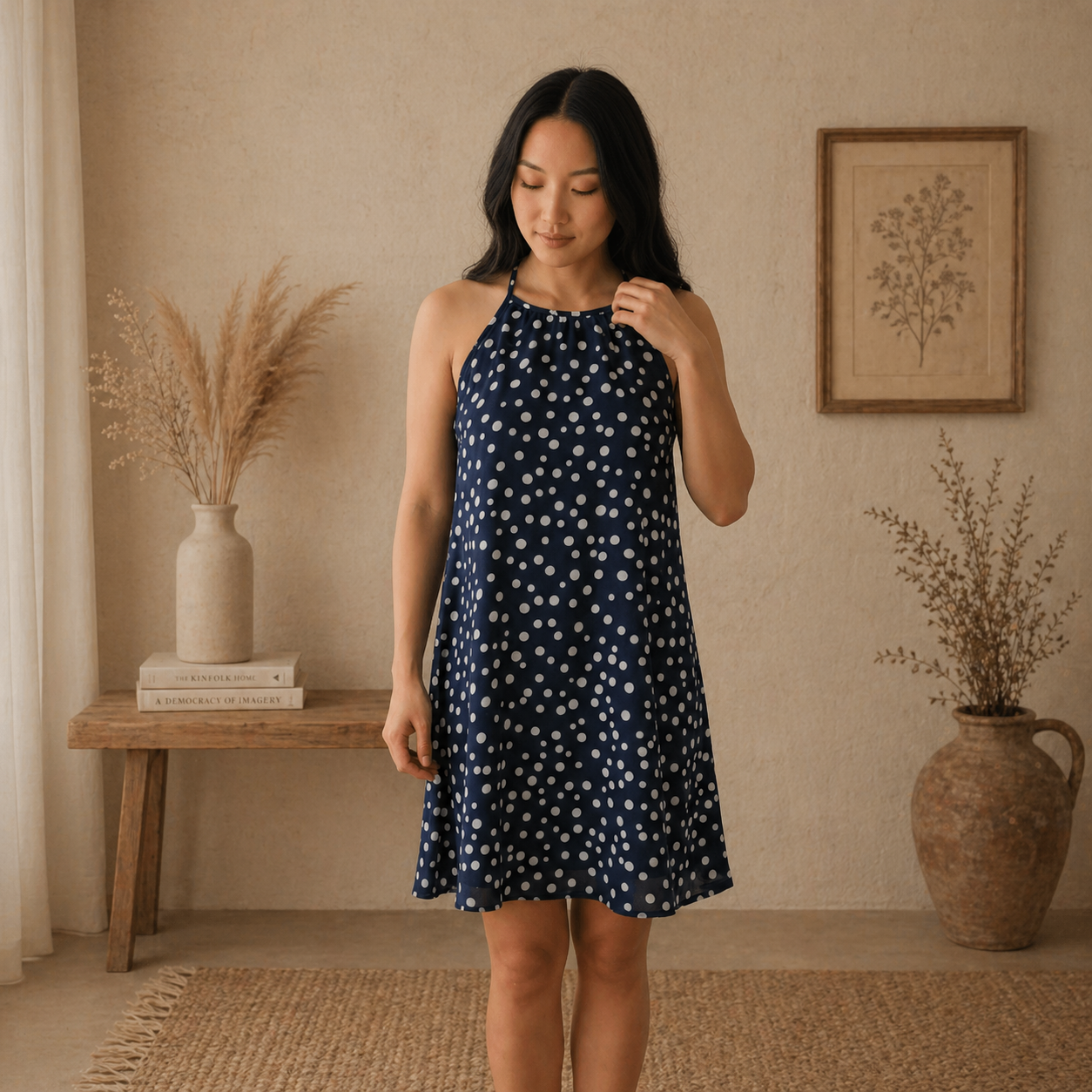 Vestido R&K Polkadot: Frescura y Estilo Sin Límites