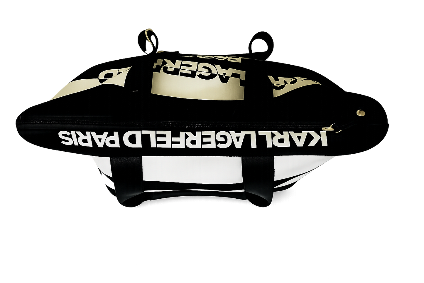 Karl Lagerfeld Paris Black & White Striped Tote Bag – Preloved