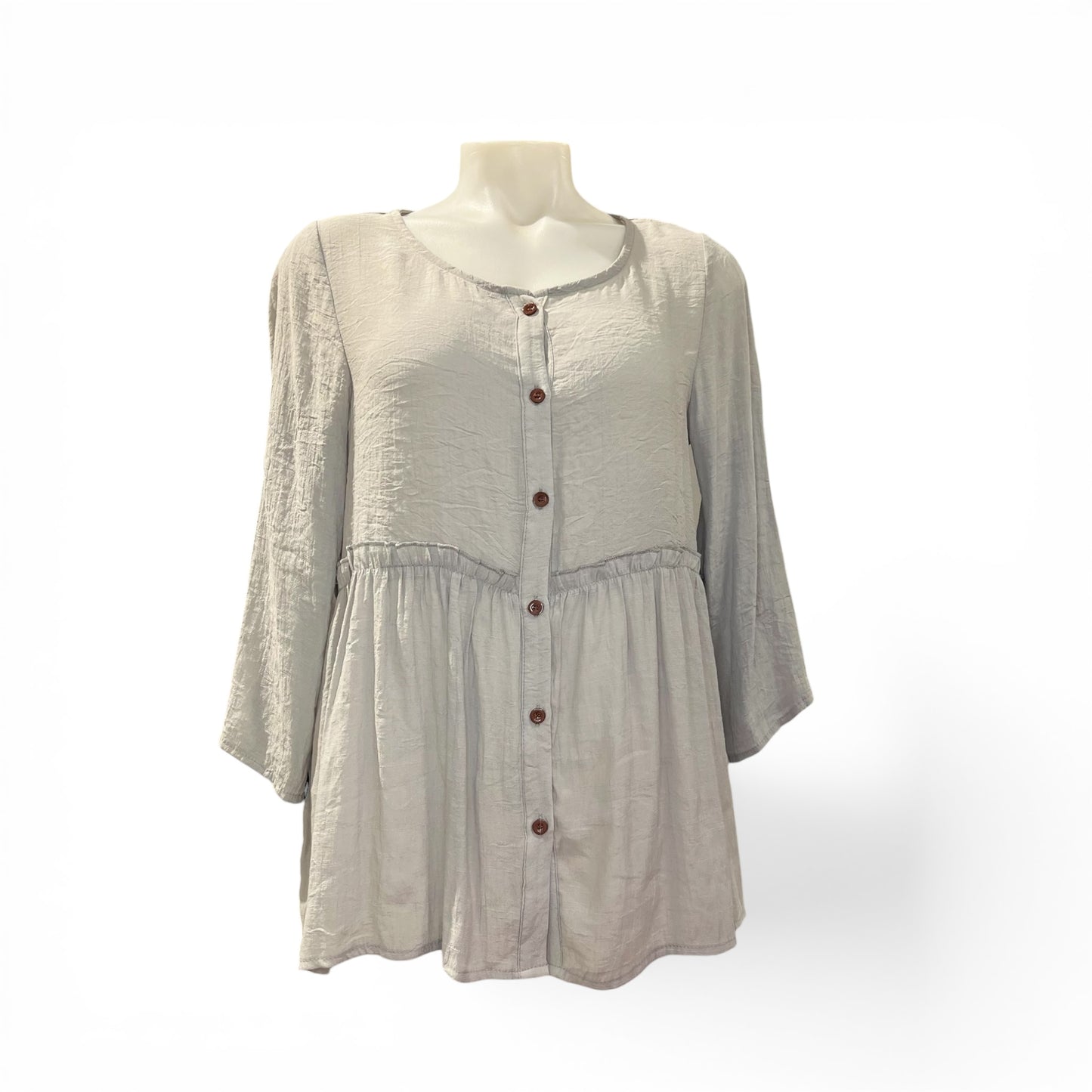 Blusa Preloved Gris Talla S | Bohntage