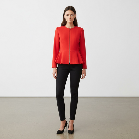 Blazer Forever 21 Preloved Rojo Talla M | Bohntage