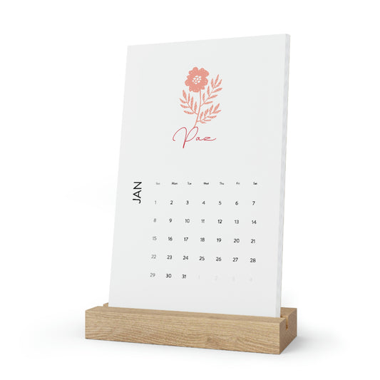 Vertical Desk Calendar (2023) pieza sostenible talla One size